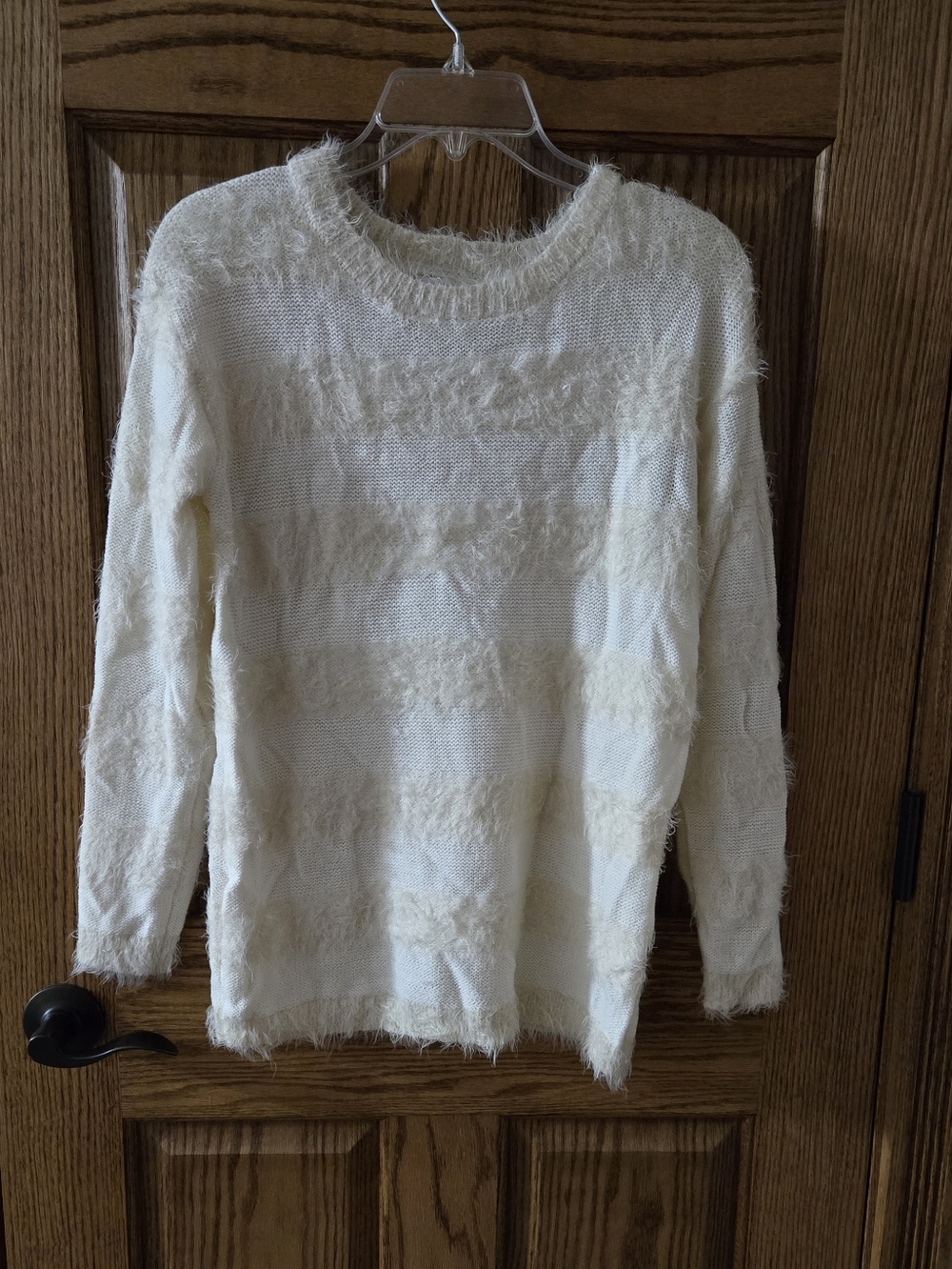 Joseph Cream Fuzzy Knit Sweater